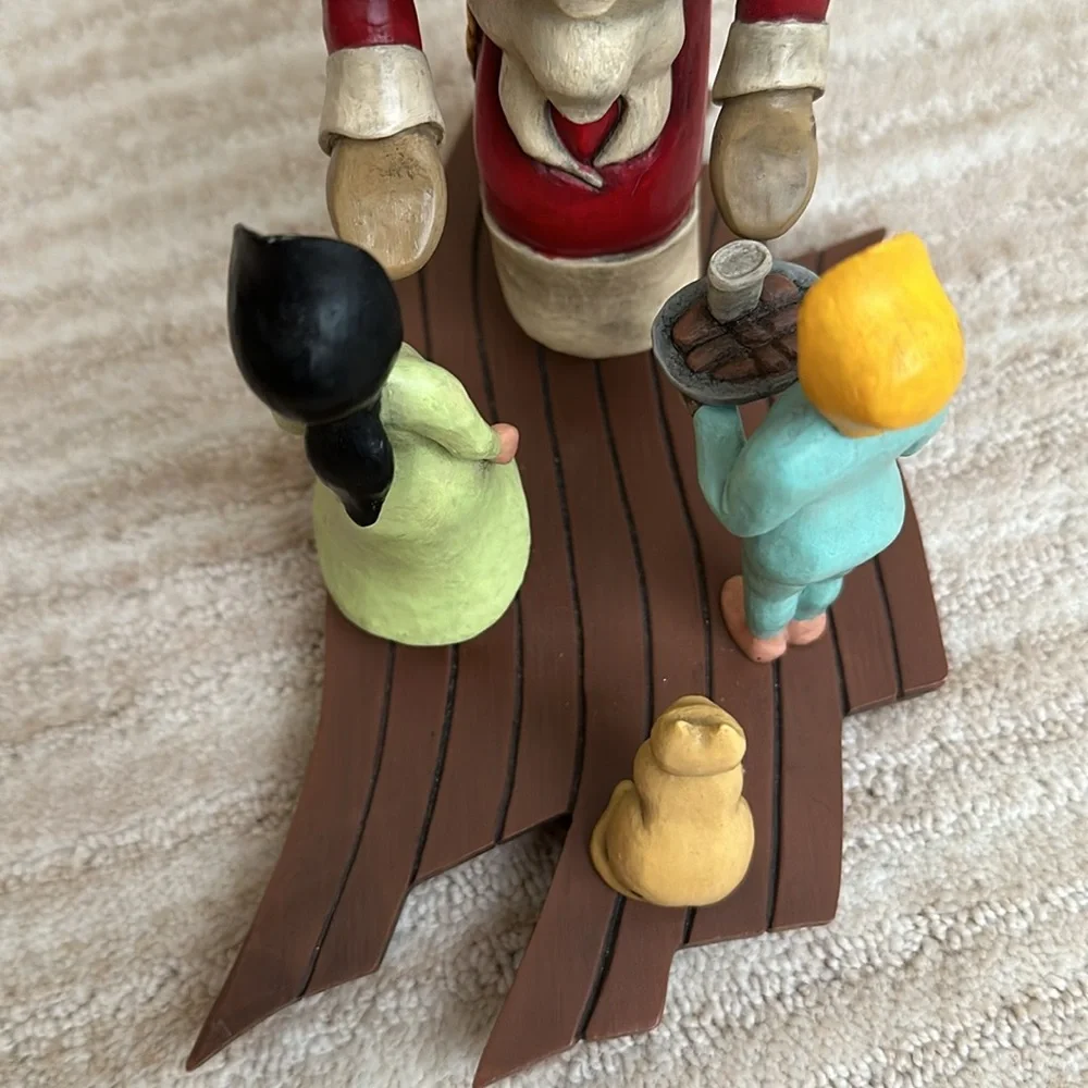 Demdaco Soon Would Be There Santa Figurine by Rhett Johnson - 2005 Collectible